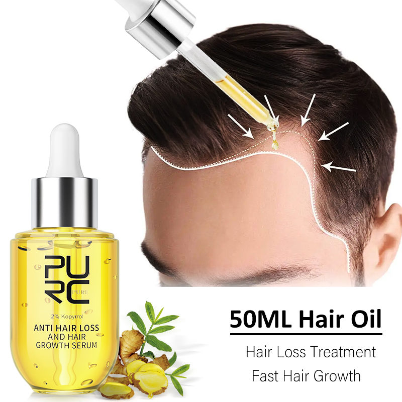PURC биотин имбирные средства  – обзор и цена Hair Care Organic